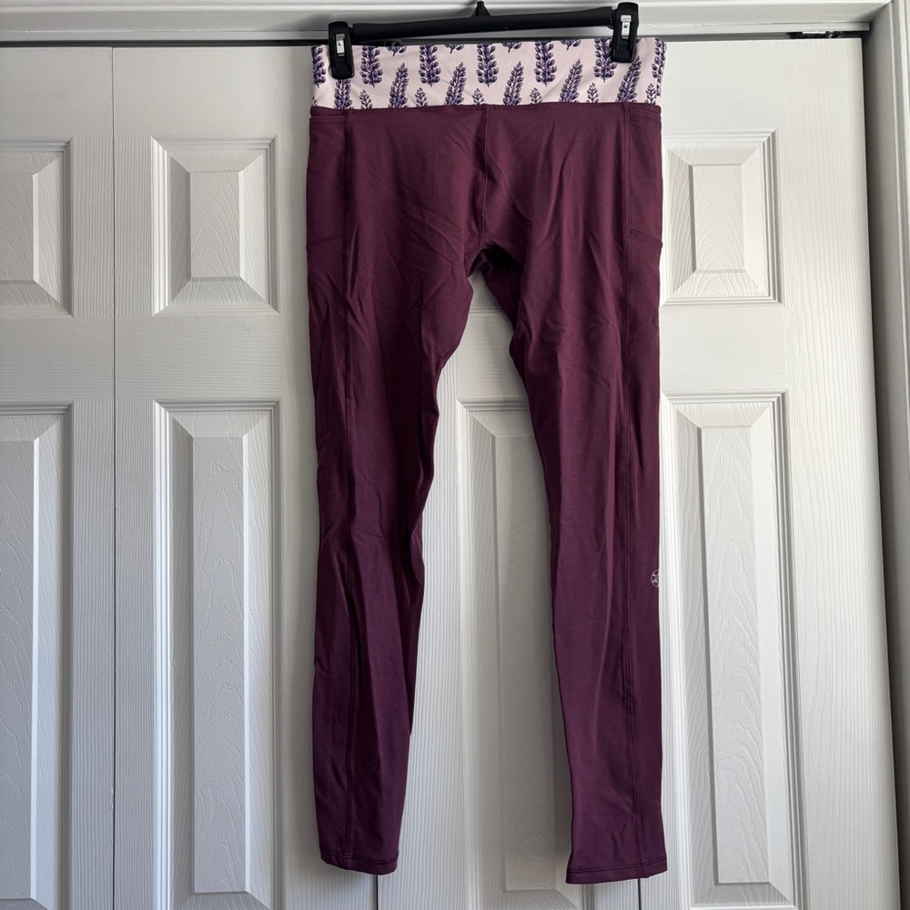 NWT Salmon Sisters pocket lupine leggings - Picture 3 of 10